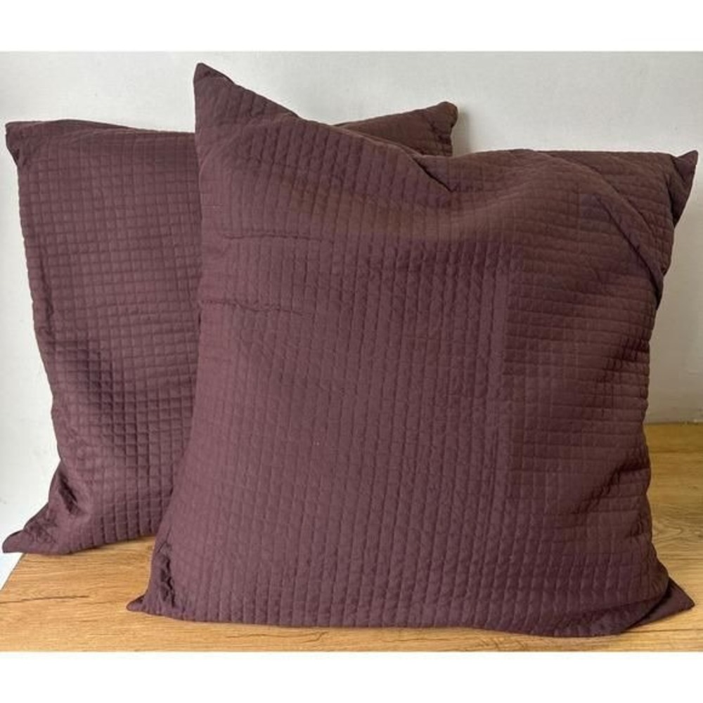 Venus Home 24" X 24" Pillow Shams set of 2 (Pillows not included)